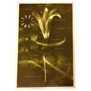 TORI AMOS & A Man Called E 1992 Beacham Theater Concert Poster RARE! 11x17